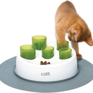 Catit Senses 2.0 Digger Cat Treat Puzzle & Interactive Feeder for Indoor Cats