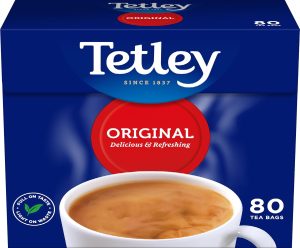 Tetley Original Black Tea Bags – Classic British Breakfast Tea