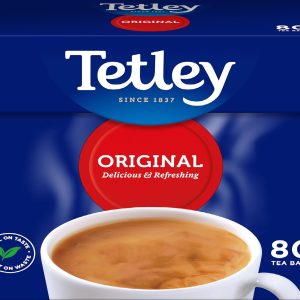 Tetley Original Black Tea Bags – Classic British Breakfast Tea